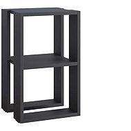 Houseland Lonie Bedside table, anthracite grey - Night Stand