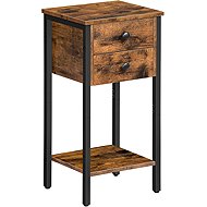 Songmics Vasagle Noxwood Nightstand 35 cm, black/brown - Night Stand