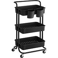 Songmics Mobile Shelf Flurry black - Shelving Unit
