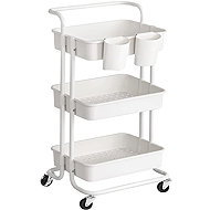 Songmics Mobile Shelf Flurry white - Shelving Unit