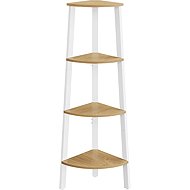 Songmics Vasagle Djerha Corner shelf natural oak/white - Shelving Unit