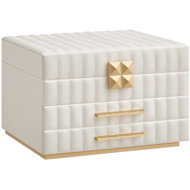 Songmics Deson with drawers 24 cm white - Jewellery Box