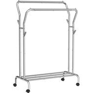 Songmics Juraj Clothes rack mobile silver - Clothes Hanger