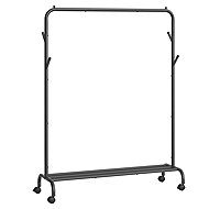 Songmics Mobile height adjustable clothing rack Hocker black - Clothes Hanger