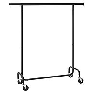 Songmics Fabio Mobile Clothes Rack Black - Clothes Hanger