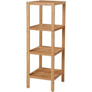 Songmics Bathroom shelf bamboo 33 × 33 × 98 cm - Shelving Unit