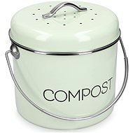 Sortland Nordic Kitchen composter, 3 l, metal - mint green - Rubbish Bin