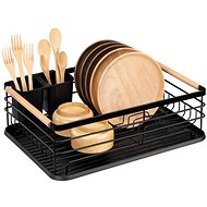 Sortland Dish drainer Molde, metal, black - Draining Board