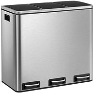 KW Germany Waste bin PremiumLine for separated waste 3 x 18l stainless steel - Rubbish Bin