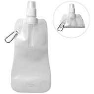 Sortland Folding bottle with carabiner white - Drinking Bottle