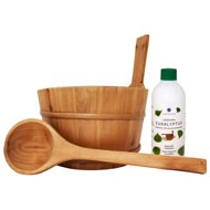 Emendo OY Sauna bucket with insert, ladle and aroma - Sauna Bucket