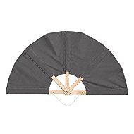 Sotra ash sauna fan 80×43cm, grey - Sauna Fan