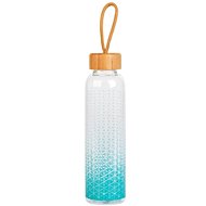 CAMBRIDGE SCOPE 550ML GLASS BOTTLE - BAMBOO LID - Drinking Bottle
