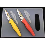 SOVIO Set of 2 Knives + Cutting Board SV-N02PSL Sheet - Knife Set