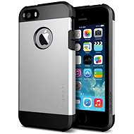SPIGEN Tough Armor Satin Silver iPhone SE / 5s / 5 - Phone Cover