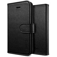 SPIGEN SGP Leather Wallet Case illuzion Zen Black - Phone Case