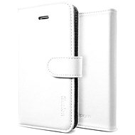 SPIGEN SGP Leather Wallet Case illuzion Zen White - Phone Case