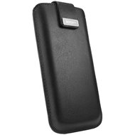 SPIGEN SGP Leather Pouch Case Crumena Black - Phone Case
