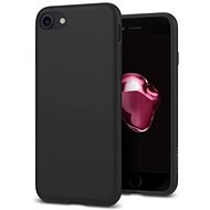 Spigen Liquid Crystal Matte Black iPhone SE 2022/SE 2020/7/ 8 - Phone Cover