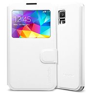 SPIGEN Galaxy S5 Flip Case Metallic Weiß - Handyhülle