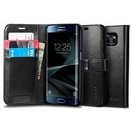 SPIGEN Wallet S Black - Samsung Galaxy S7 Edge - Mobiltelefon tok