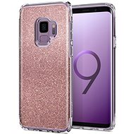 Spider Slim Armor Crystal Glitter Rose Samsung Galaxy S9 - Phone Cover