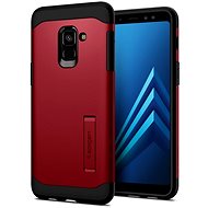 Spigen Galaxy A8 (2018) Case Slim Armor Merlot Red - Phone Cover