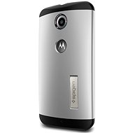 SPIGEN Slim Silver Satin Armor - Phone Cover