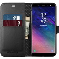 Spigen Wallet S Black Samsung Galaxy A6 - Handyhülle