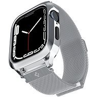 Spigen Metal Fit Pro Silver Apple Watch 8/7 45mm tok - Okosóra tok