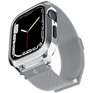 Spigen Metal Fit Pro Silver Apple Watch 8/7 45mm - Protective Watch Cover