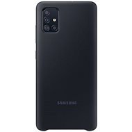 Samsung szilikon hátlap tok Galaxy A51 készülékhez, fekete - Telefon tok