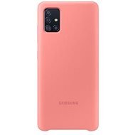 Samsung Galaxy A51 rózsaszín szilikon tok - Telefon tok
