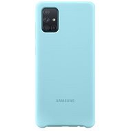 Samsung Silikónový zadný kryt pre Galaxy A71 modrý - Kryt na mobil