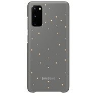 Samsung Zadný kryt s LED diódami pre Galaxy S20 sivý - Kryt na mobil
