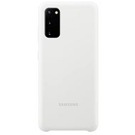 Samsung szilikon tok - Galaxy S20 fehér színű készülékekhez - Telefon tok