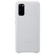 Samsung Leather Back Case for Galaxy S20 Light Grey - Phone Cover