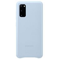 Samsung bőr hátlap tok Galaxy S20 készülékhez, kék - Telefon tok