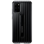 Samsung Galaxy S20+ fekete ütésálló állványos tok - Telefon tok