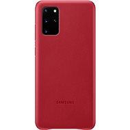 Samsung Leather Back Case for Galaxy S20+, Red - Phone Cover