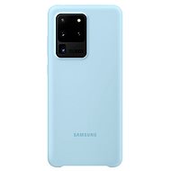 Samsung Silicone Back Cover for Galaxy S20 Ultra, Blue - Phone Cover