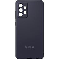 Samsung silikónový zadný kryt pre Galaxy A72 čierny - Kryt na mobil