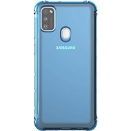 Samsung Galaxy M21 halbtransparente Handyhülle für die Rückseite blau - Handyhülle
