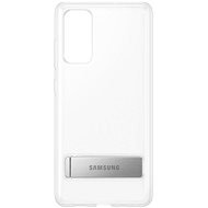 Samsung Galaxy S20 FE Transparent Back Cover with Transparent Stand - Phone Cover