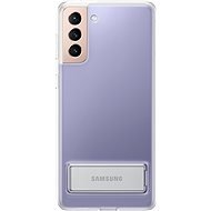 Samsung Galaxy S21+ átlátszó tok állvánnyal - Telefon tok