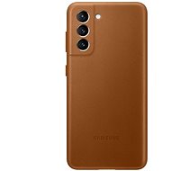 Samsung Leather Cover for Galaxy S21 Brown - Phone Cover