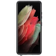 Samsung Galaxy S21 Ultra fekete átlátszó tok - Telefon tok