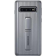 Samsung Galaxy S10 Protective Standing Cover Silber - Handyhülle