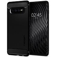 Spigen Rugged Armor Black Samsung Galaxy S10+ - Phone Cover