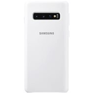 Samsung Galaxy S10 Silicone Cover, fehér - Telefon tok